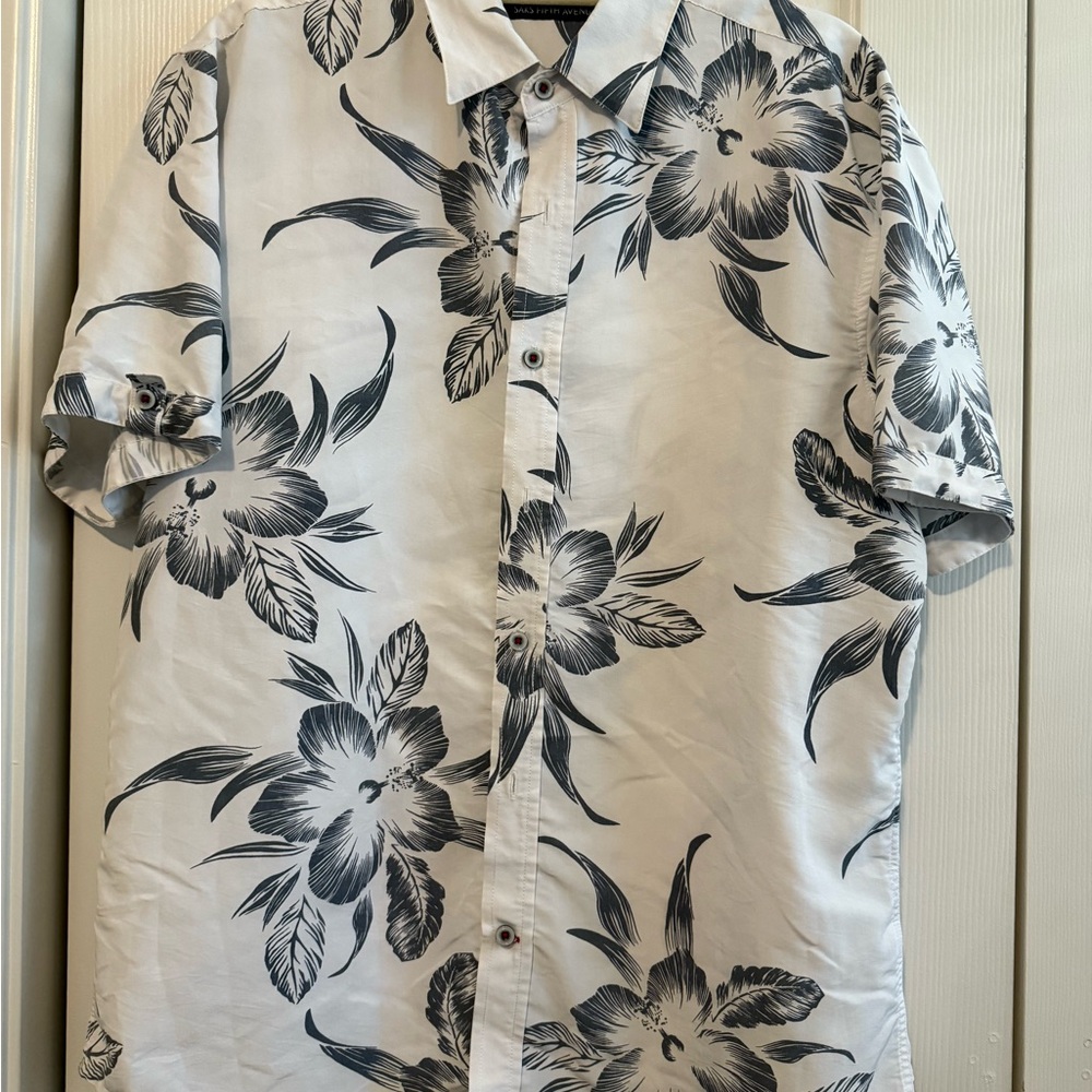 Floral Print Men's Shirt